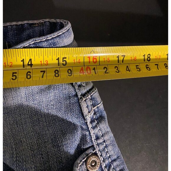 BKE Jeans Blue Jake Straight Jeans Mens 31x30 Demin Pants Faded - Picture 6 of 9